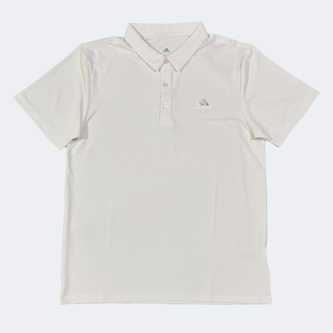 Adidas Clima Lite Polo T-Shirt White