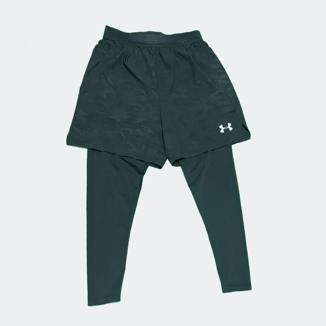 Under Armour Cool Switch Shorts With Legging Black