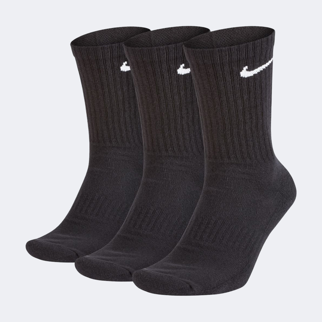 Nike Elite Lightweight Crew Socks 3 Pairs Black