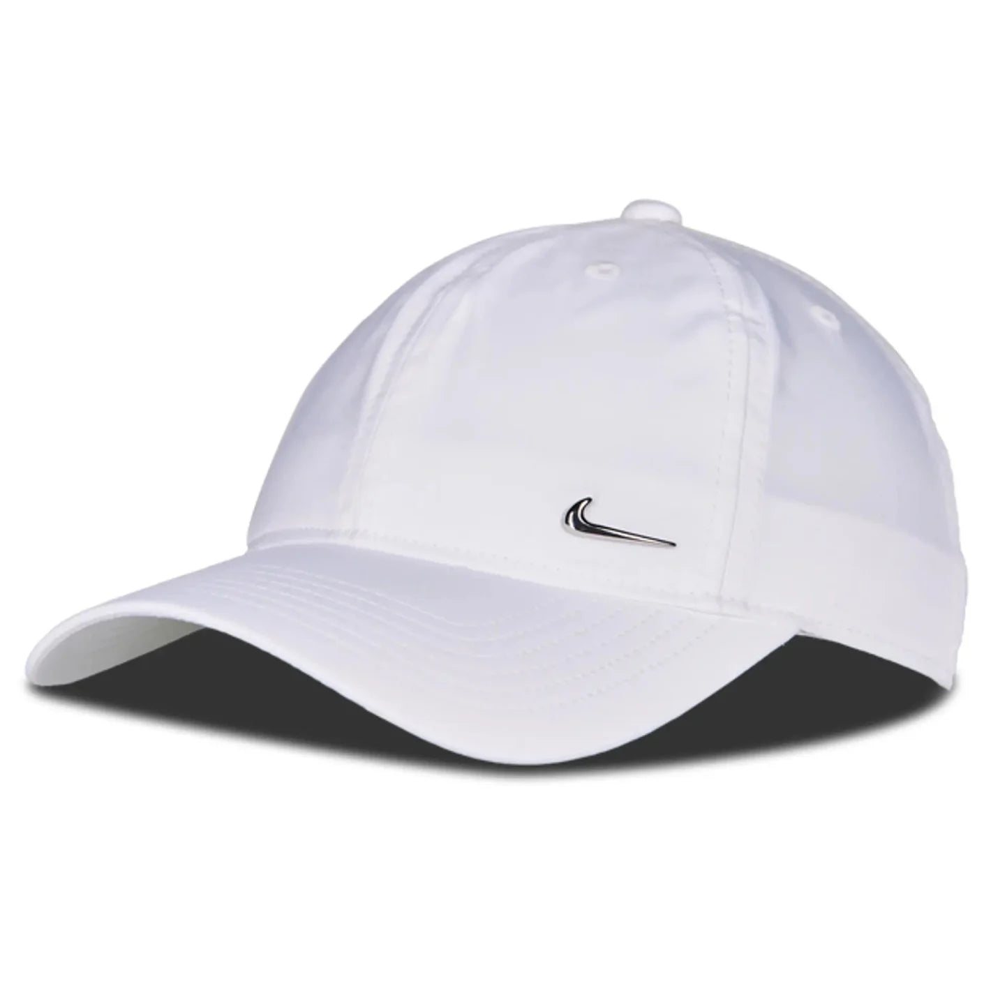 Nike Metal Swoosh Cap White
