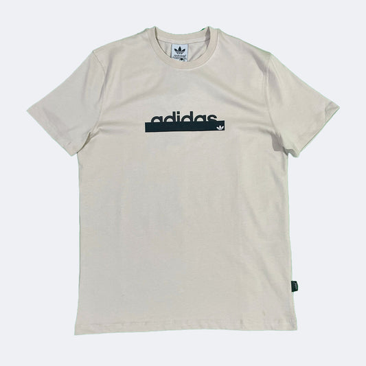 Adidas Cotton T-Shirt Beige