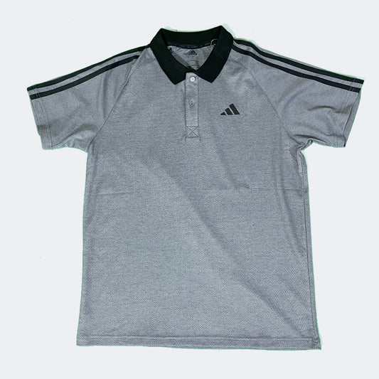 Adidas Polo T-Shirt Cotton Grey