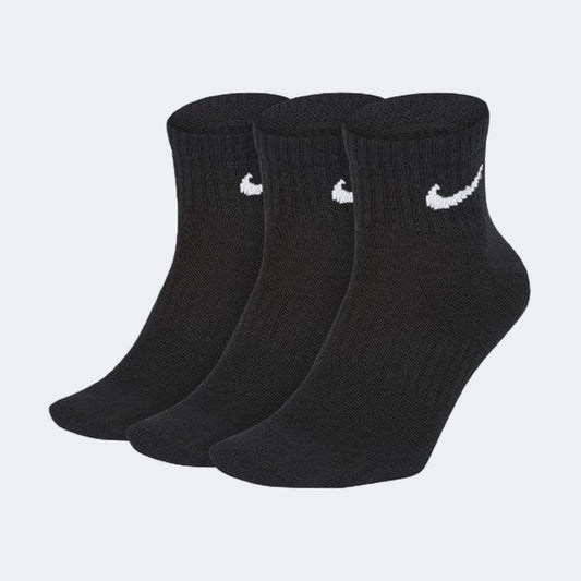 Nike Elite LightWeight Quarter 3 Pairs Black