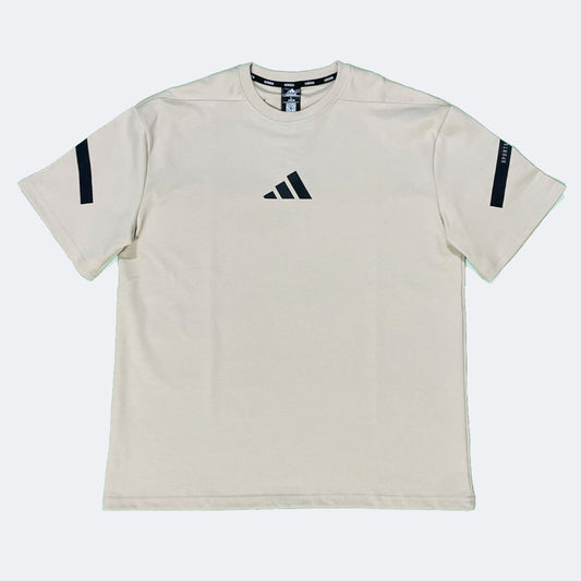 Adidas T-Shirt Cotton Beige